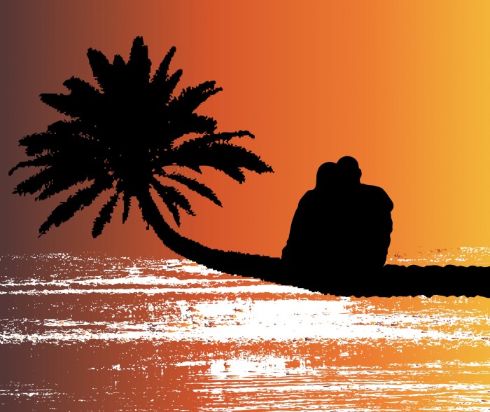 Romantic Couple Sunset Beach Free Stock Photo - Public Domain Pictures Romantic Hotels For Couples In Mexico
